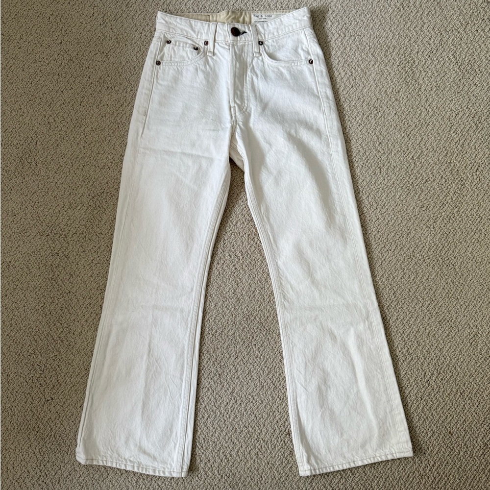 Rag & Bone Maya High-Rise Cropped Flare Jeans